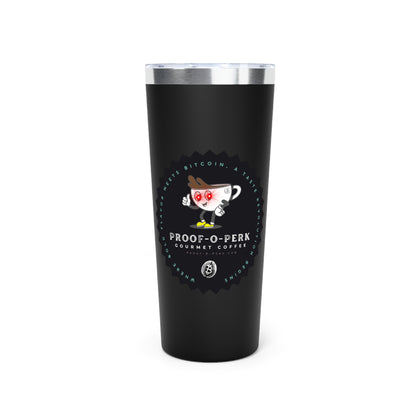 Proof-O-Perk Logo Vacuum Insulated Tumbler, 22oz