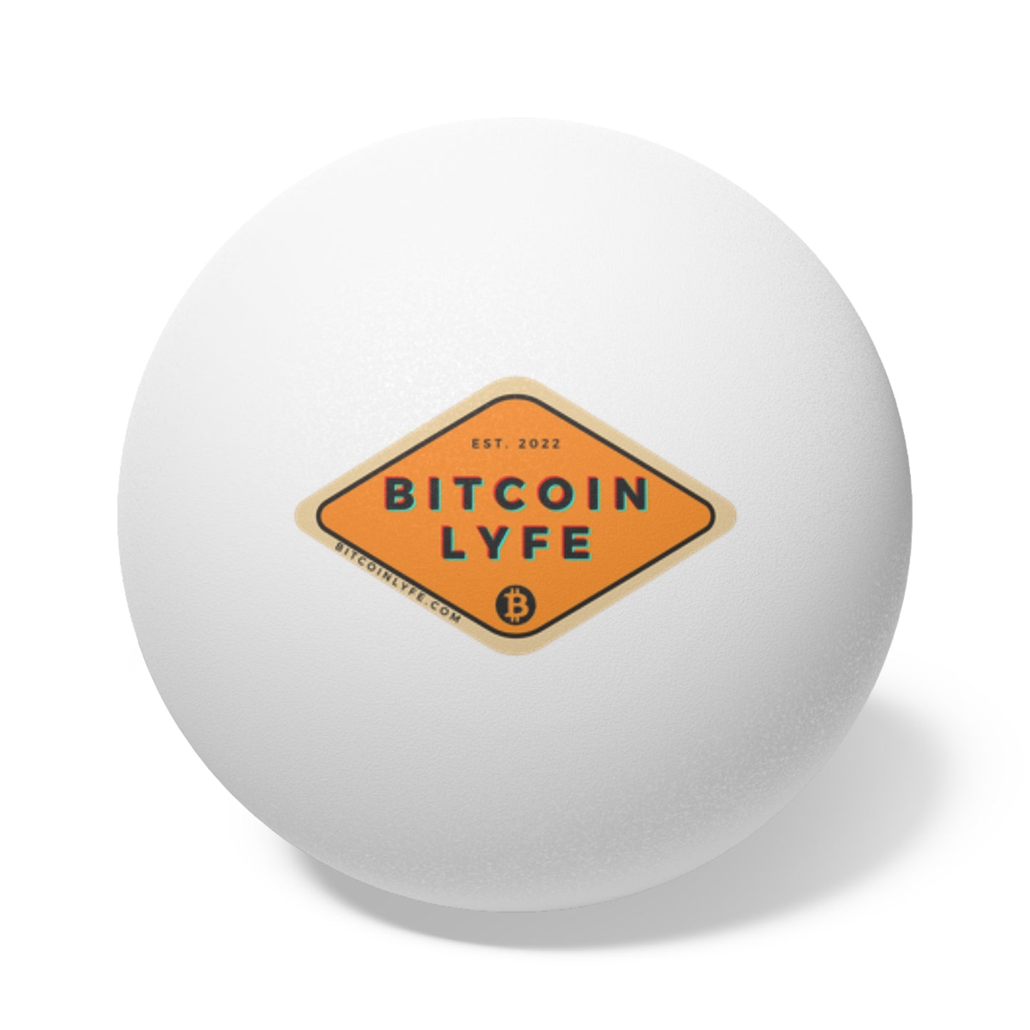 Bitcoin LYFE Ping Pong Balls, 6 pcs