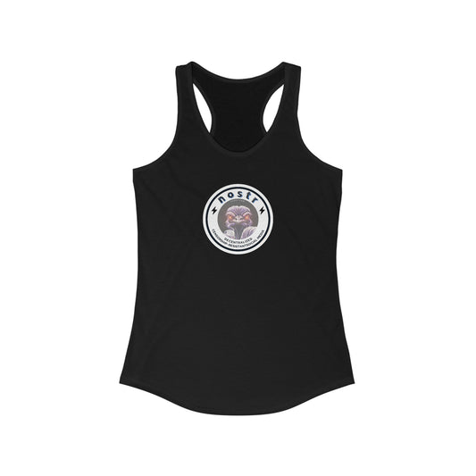 nostr Decentralized Nostrich, Racerback Tank