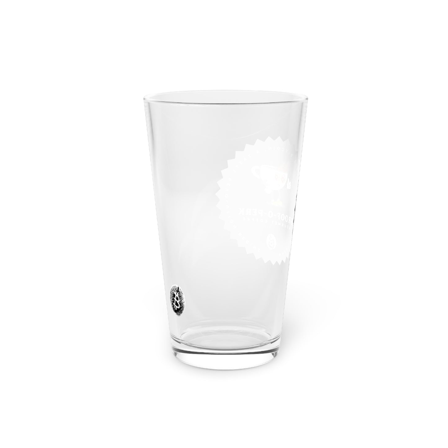 Proof-O-Perk Logo Pint Glass