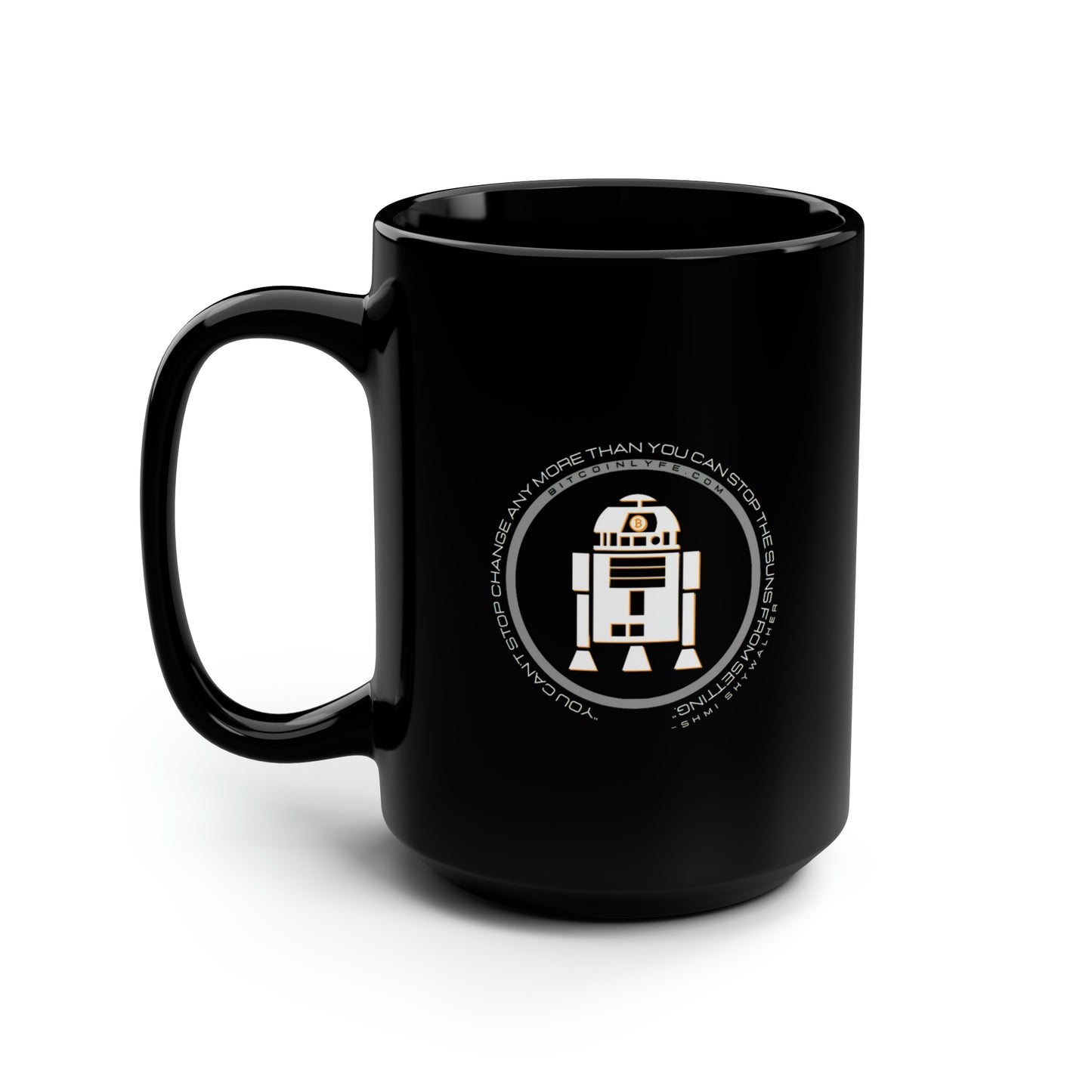 Can't Stop Change Black Mug