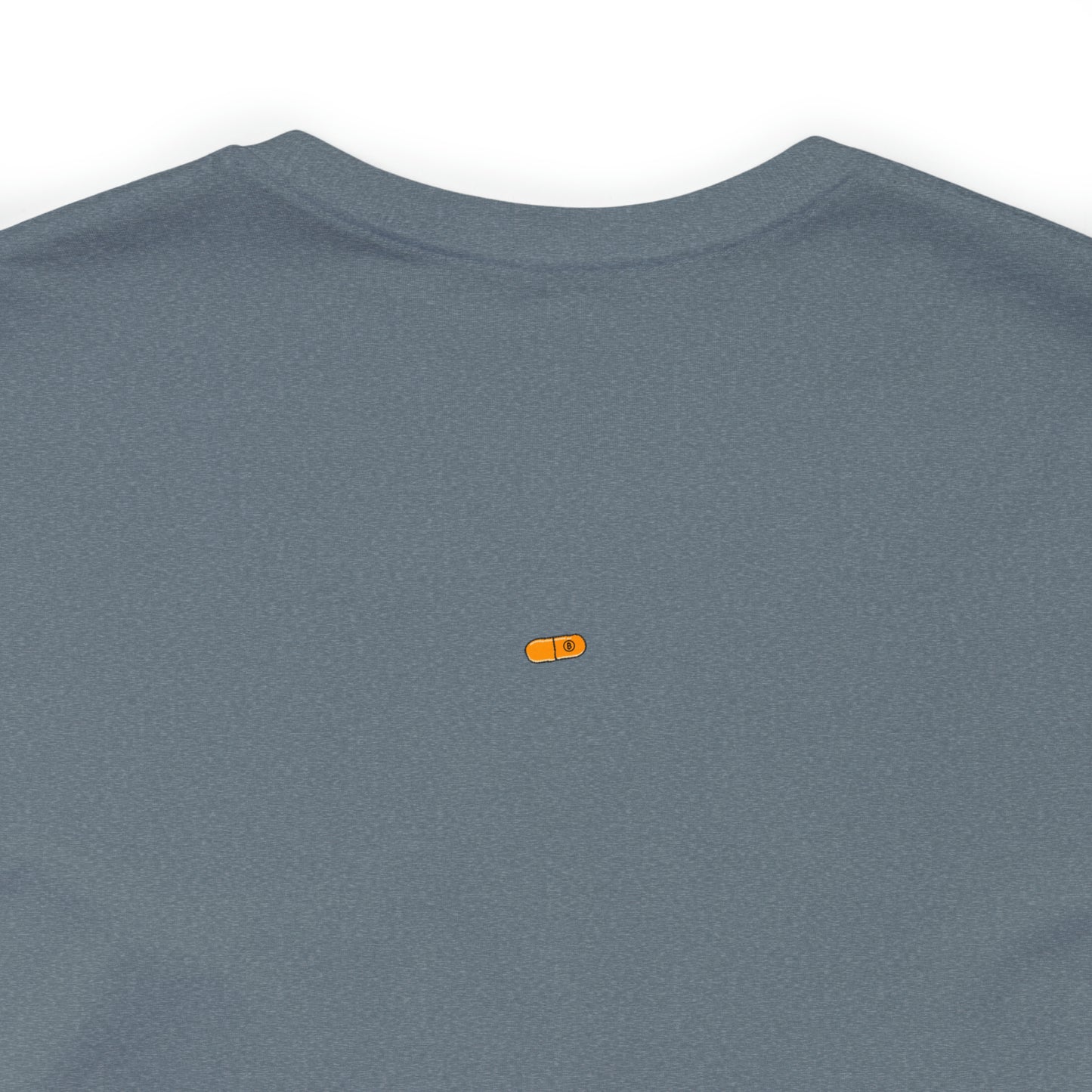 Think Orange Pill Tee  -  Front+Back Print