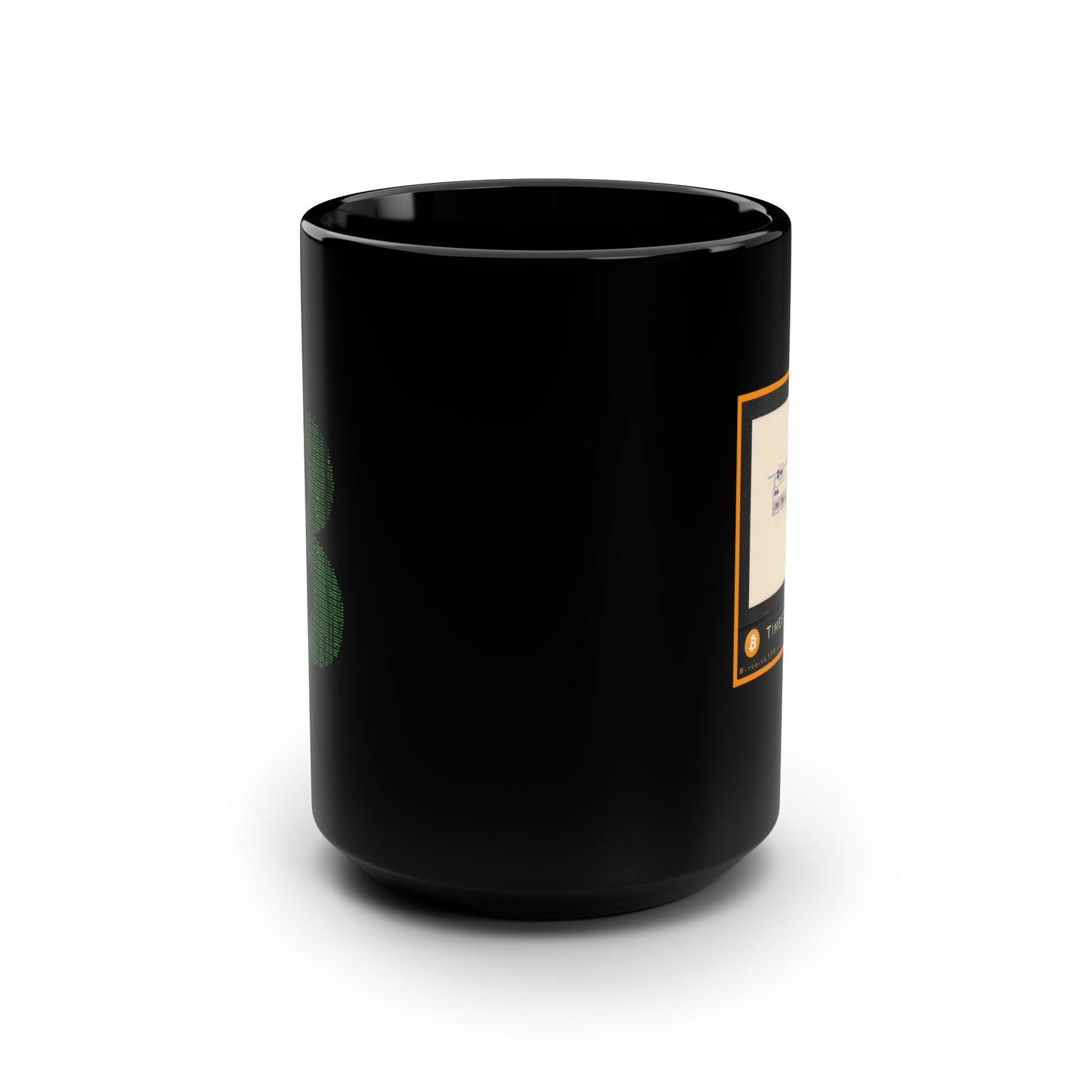 Bitcoin Whitepaper Figure Mug, Timestamp Server