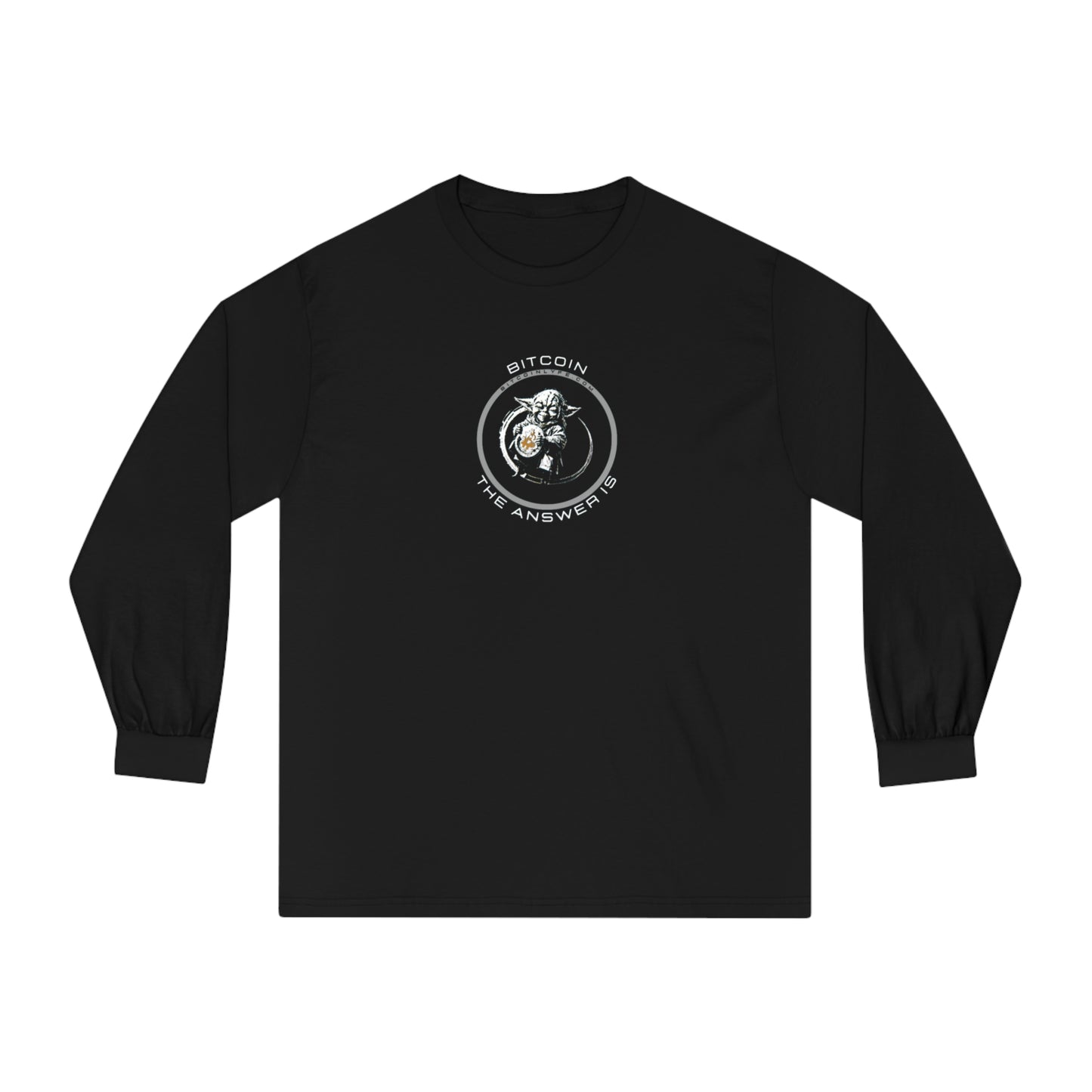 Bitcoin...The Answer Is Long Sleeve T-Shirt