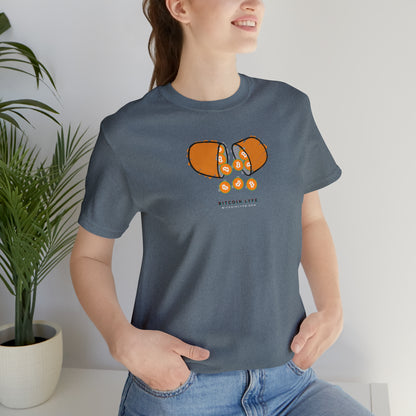 Bitcoin LYFE Orange Pill Tee