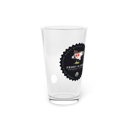 Proof-O-Perk Logo Pint Glass