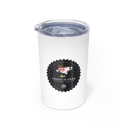 Proof-O-Perk Logo Vacuum Insulated Tumbler, 11oz