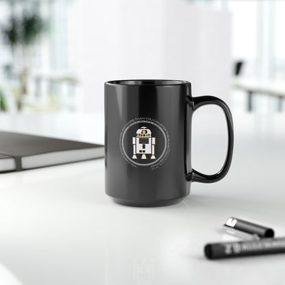 Can't Stop Change Black Mug