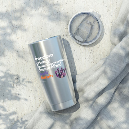 nostr Freedom, 20oz Tumbler