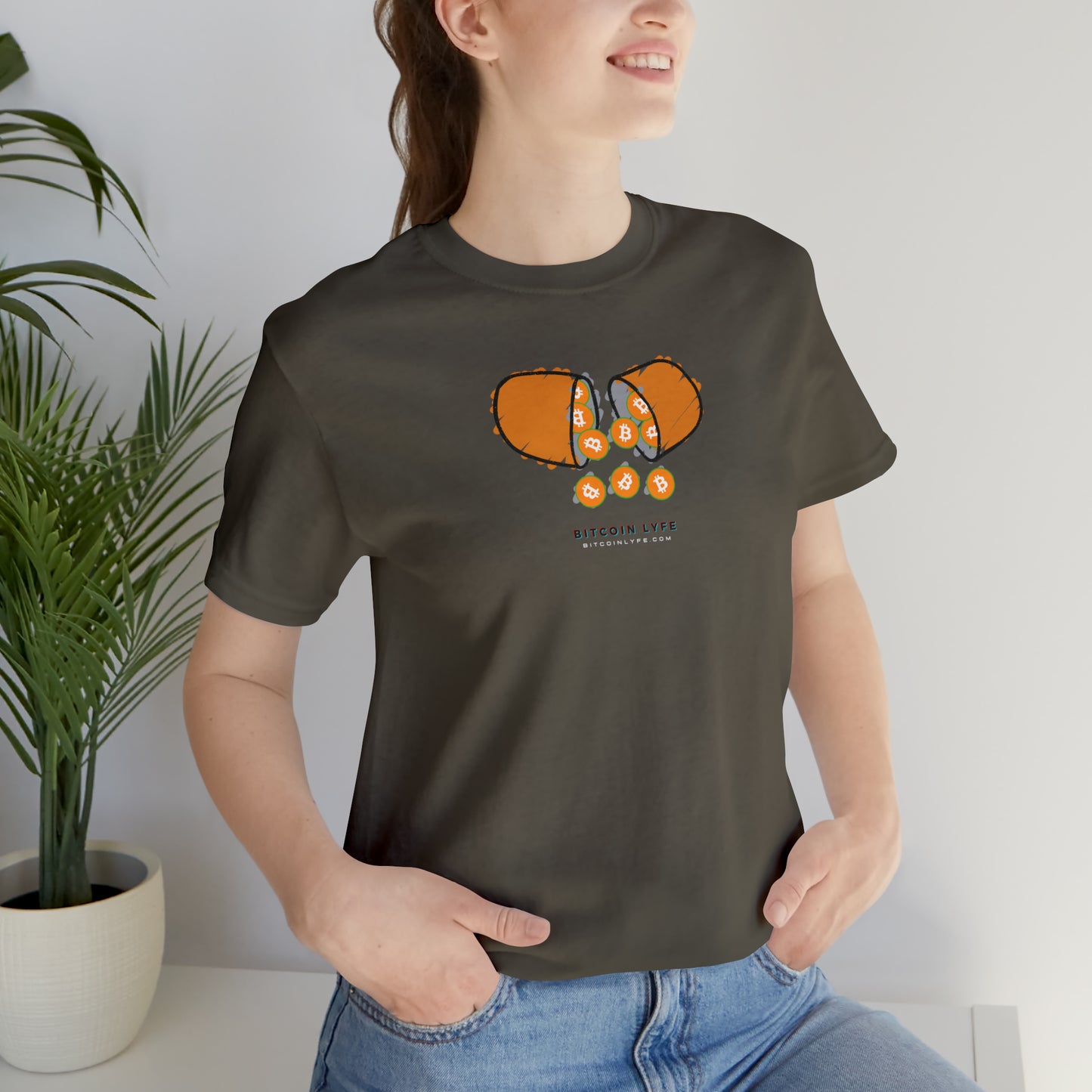 Bitcoin LYFE Orange Pill Tee