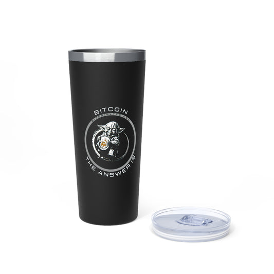 Bitcoin...The Answer Is Vacuum Insulated Tumbler, 22oz