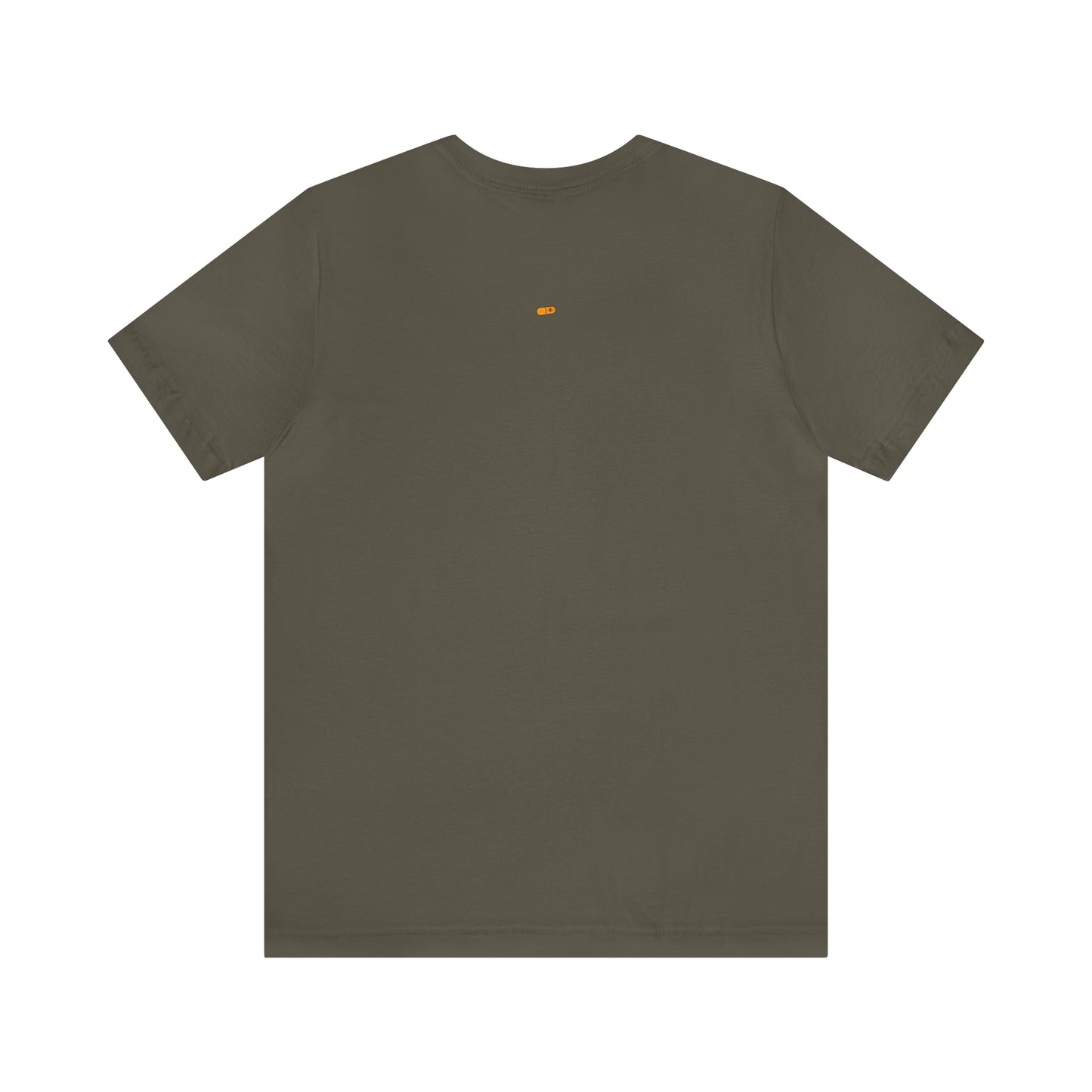 Think Orange Pill Tee  -  Front+Back Print