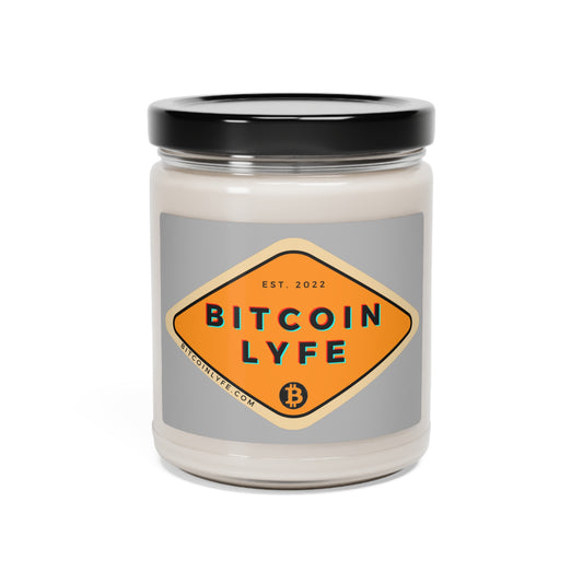 Bitcoin LYFE Scented Soy Candle, 9oz