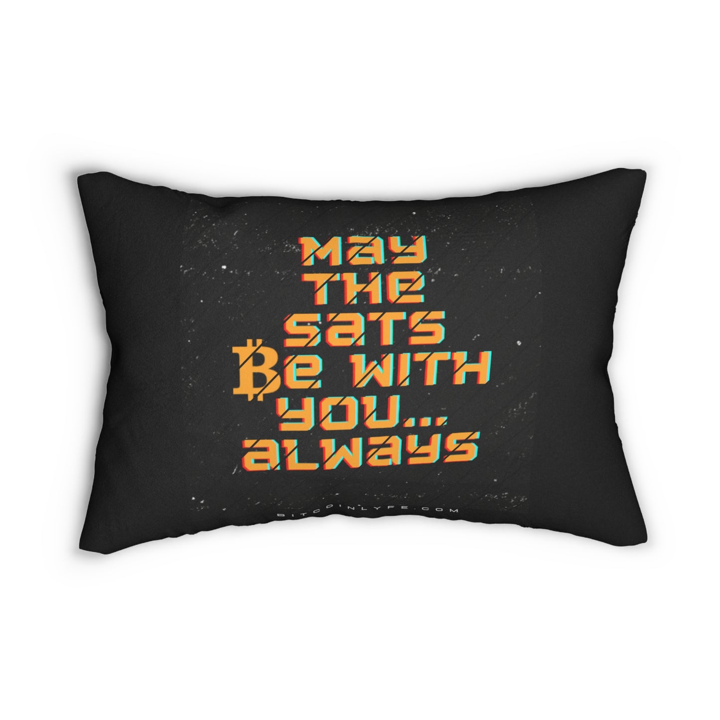 May the Sats be with You Lumbar Pillow