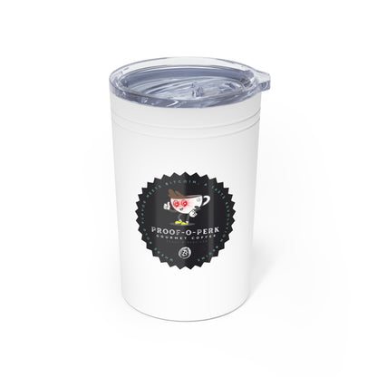 Proof-O-Perk Logo Vacuum Insulated Tumbler, 11oz