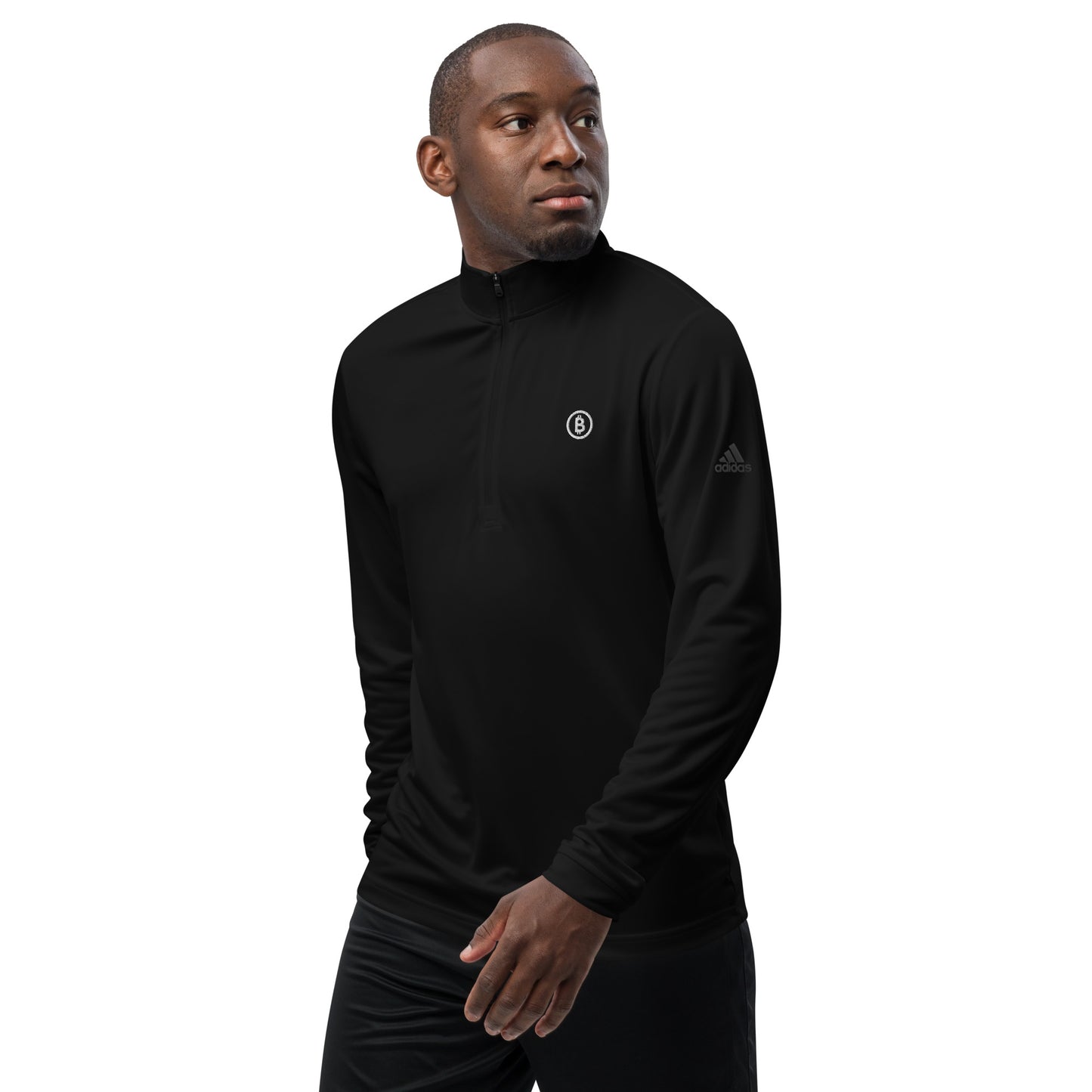 Bitcoin Adidas Quarter Zip Pullover, BTC4