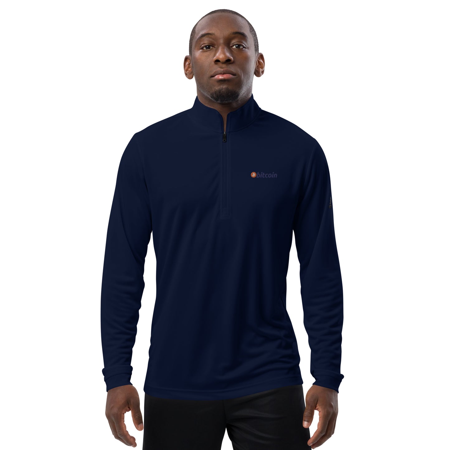 Bitcoin Adidas Quarter Zip Pullover, BTC1