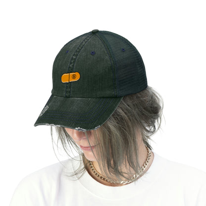 Orange Pill #2 Trucker Hat