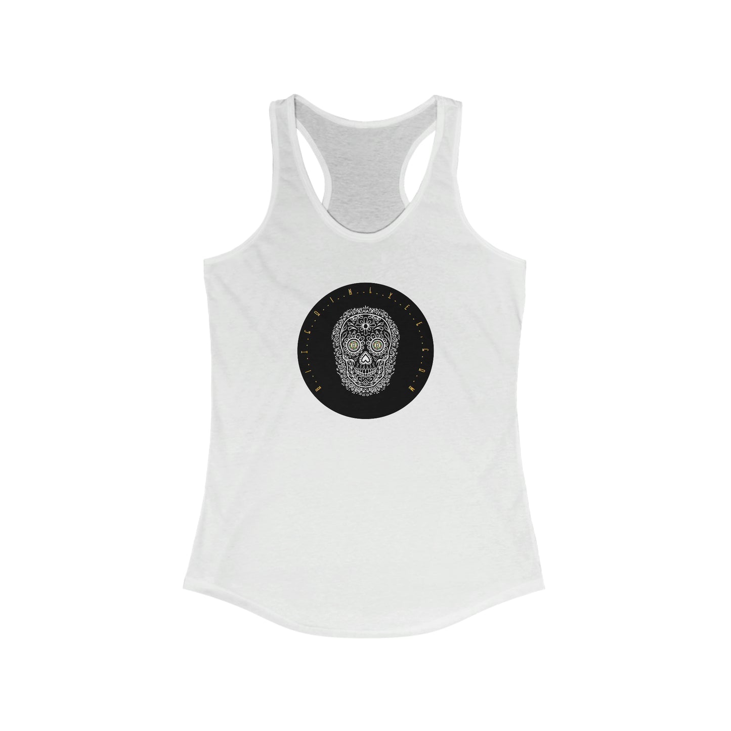 Día de los Muertos BTC Women's Racerback Tank, Cuatro