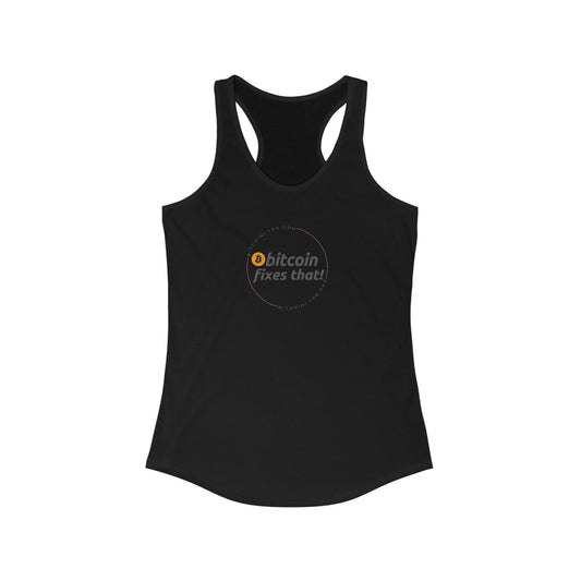 Bitcoin LYFE BTC Fixes That Racerback Tank