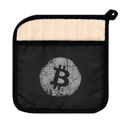 Bitcoin Pot Holder with Pocket, BTC7