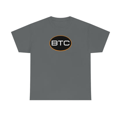 BTC Oval #1 Cotton T-Shirt, Blackout Version