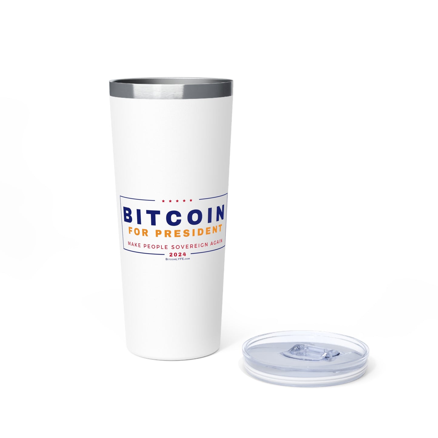 Vote - Bit...Sovereignty Vacuum Insulated Tumbler, 22oz