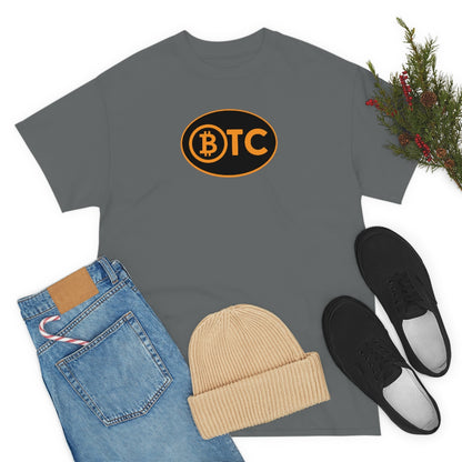 BTC Oval #5 Cotton T-Shirt, Blackout Version