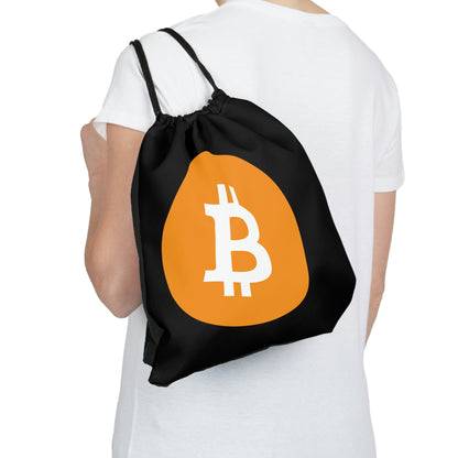 Bitcoin Outdoor Drawstring Bag, BTC2