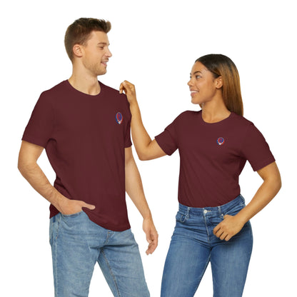 Grateful B Short Sleeve T-Shirt (Upper Left Subtle)