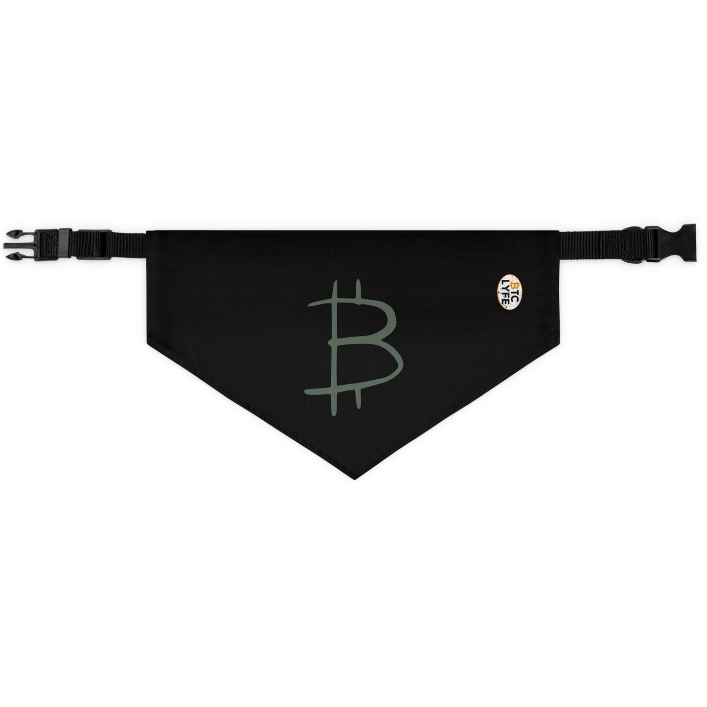 Bitcoin Pet Bandana Collar, BTC8