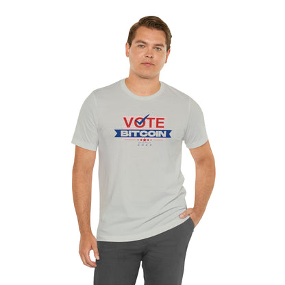 Vote Bitcoin Short Sleeve T-Shirt