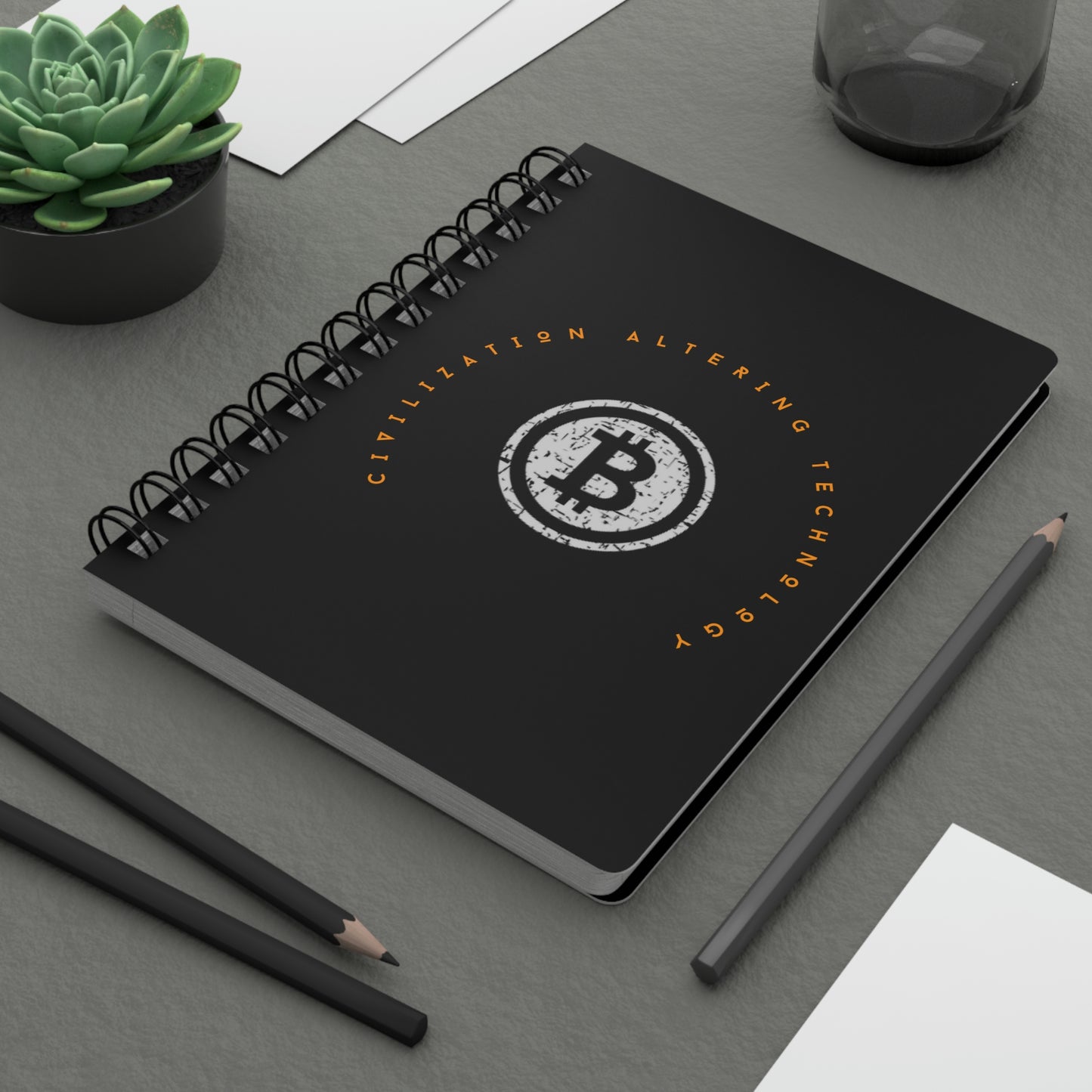 Bitcoin LYFE Spiral Bound Journal, Civilization Altering