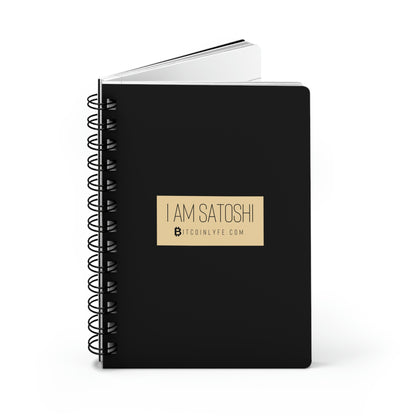 I Am Satoshi Spiral Bound Journal - Four