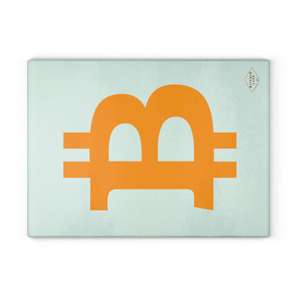 Bitcoin Glass Cutting Board, BTC3