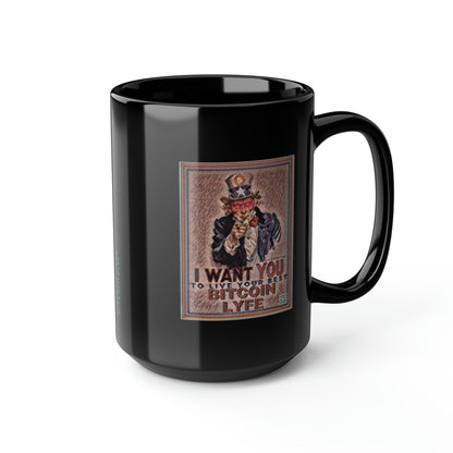 Bitcoin LYFE Uncle Sam Mug