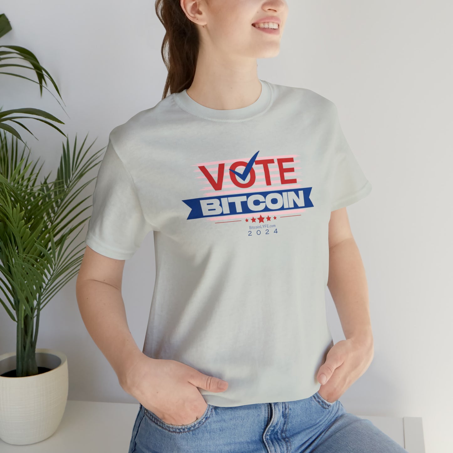 Vote Bitcoin Short Sleeve T-Shirt