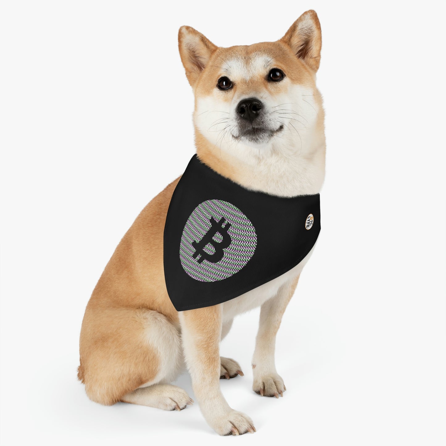 Bitcoin Pet Bandana Collar, BTC6