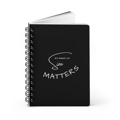 Bitcoin LYFE Spiral Bound Journal, Size Matters