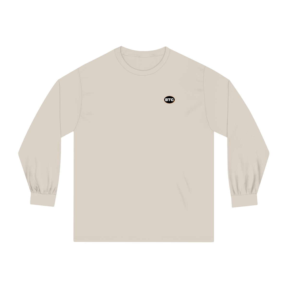 BTC Oval #3 Long Sleeve T-Shirt, Blackout Version