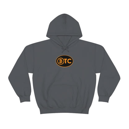 Bitcoin Oval #5 Hoodie, Blackout Version