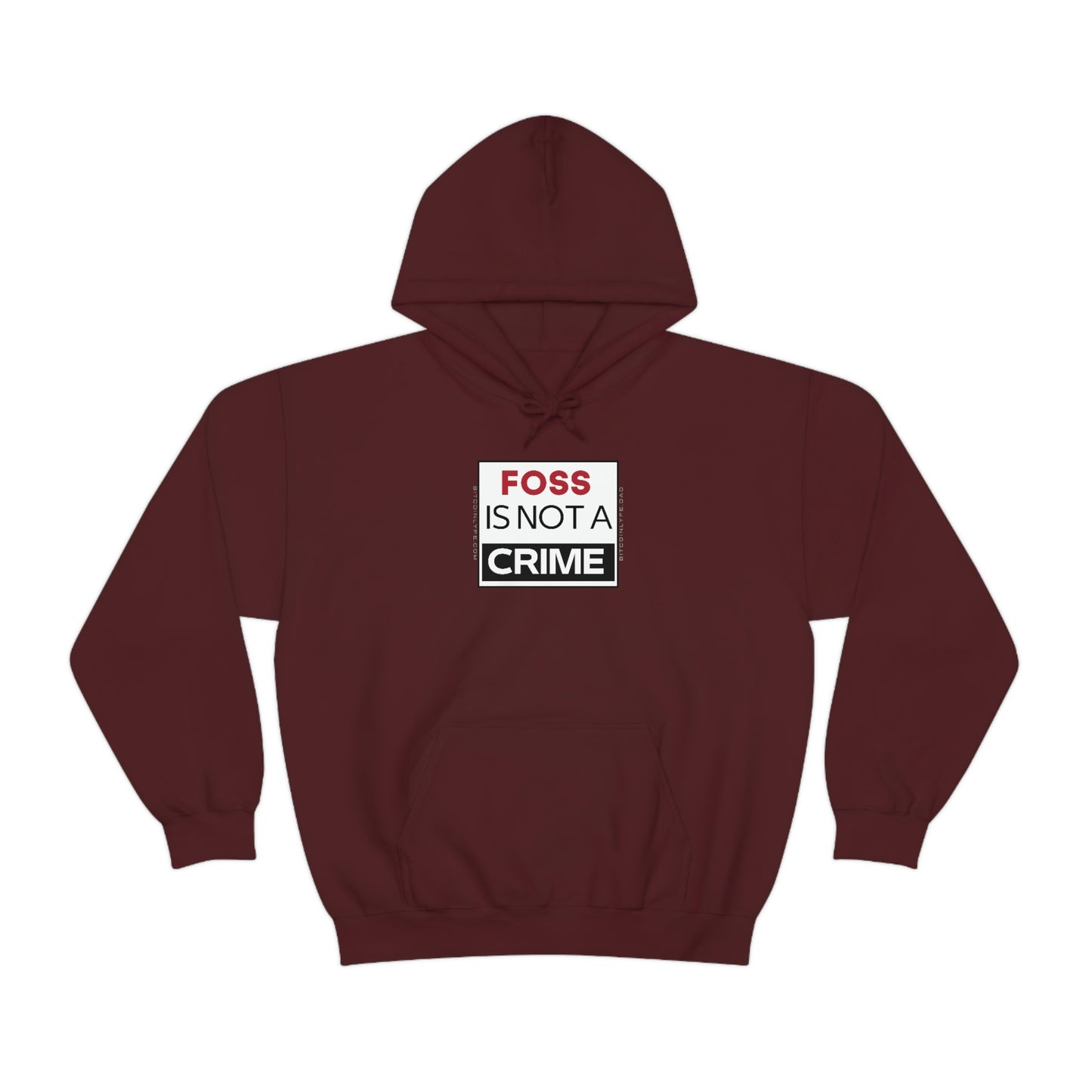 FOSS is Not a Crime Hooded Sweatshirt