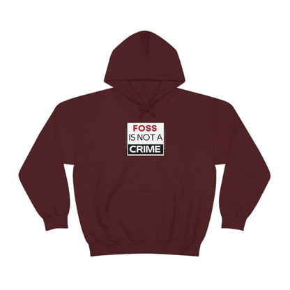 FOSS is Not a Crime Hooded Sweatshirt