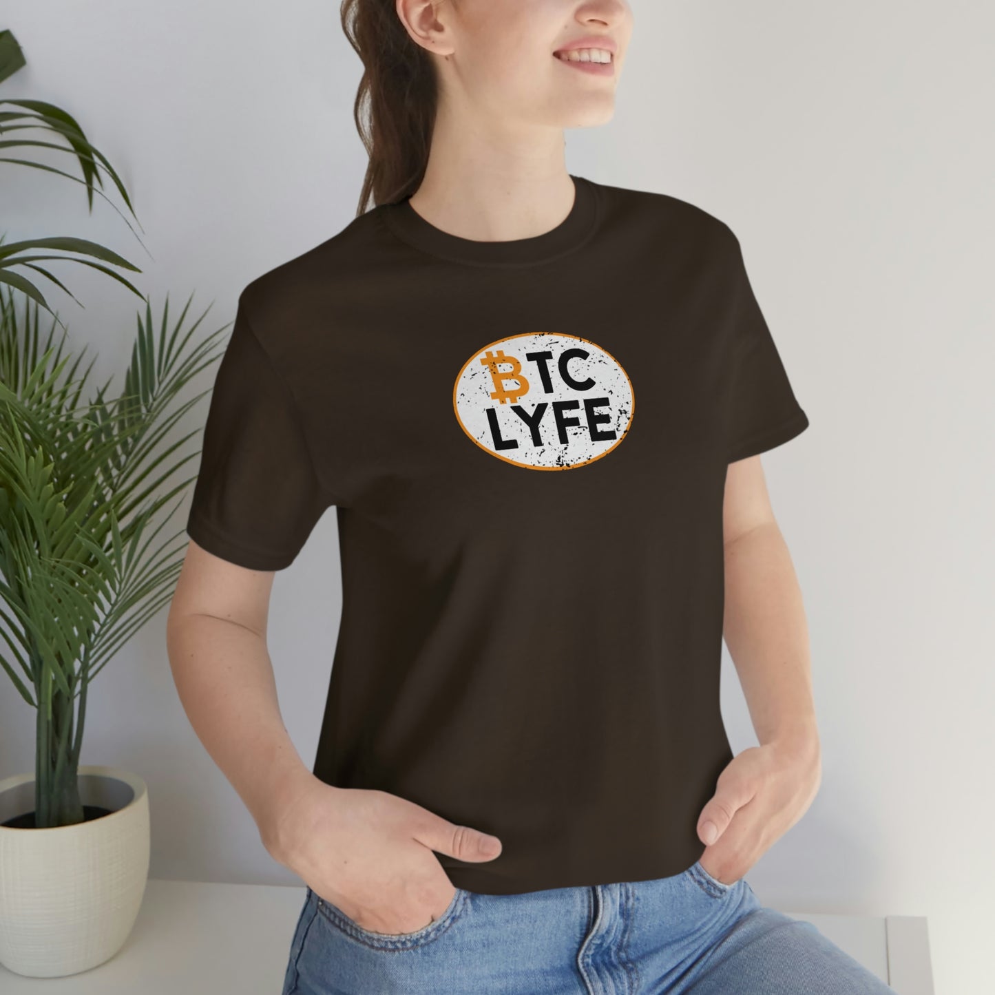 Bitcoin LYFE Oval T-Shirt