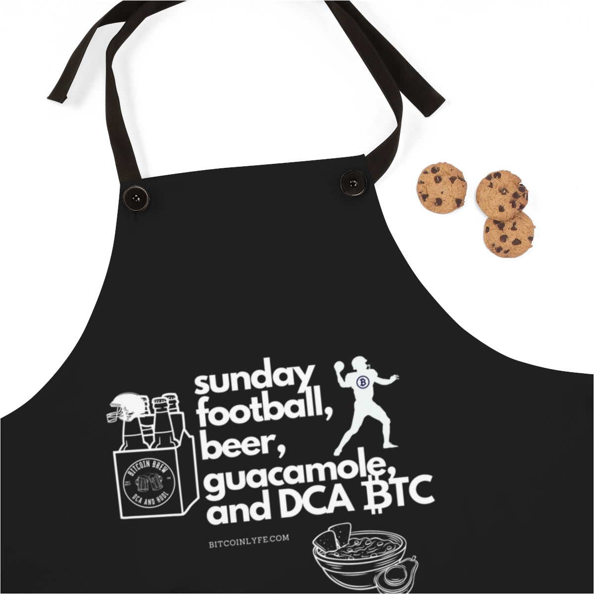 Guacamole and DCA BTC Apron