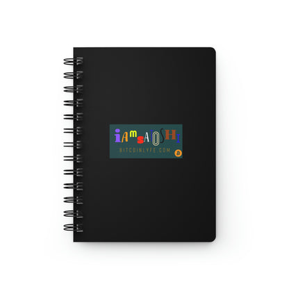 I Am Satoshi Spiral Bound Journal - Three