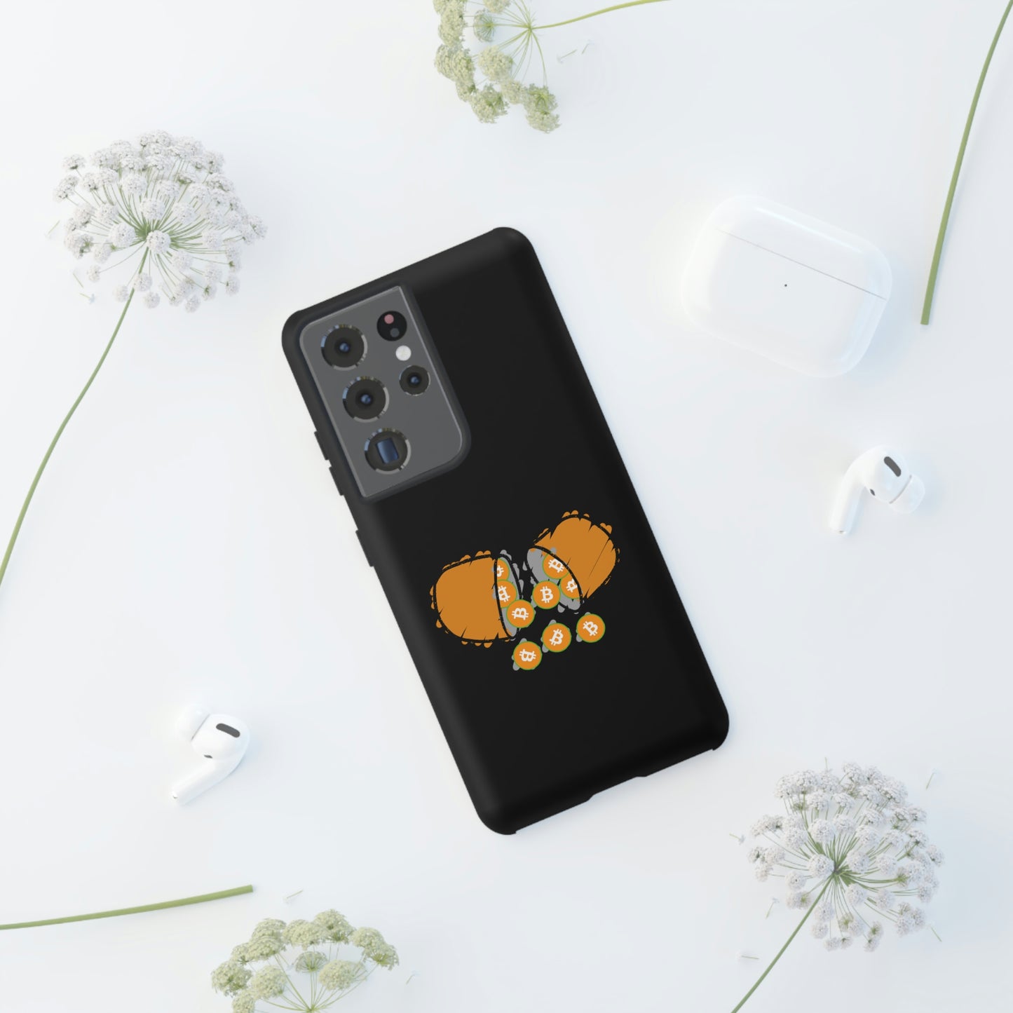 Tough Phone Case - Orange Pill #1