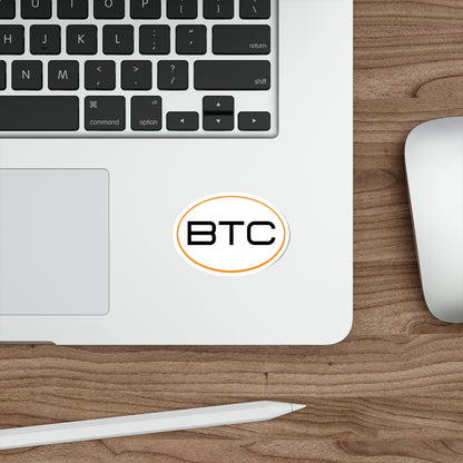 BTC #1 Oval Stickers