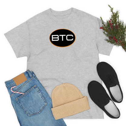 BTC Oval #1 Cotton T-Shirt, Blackout Version