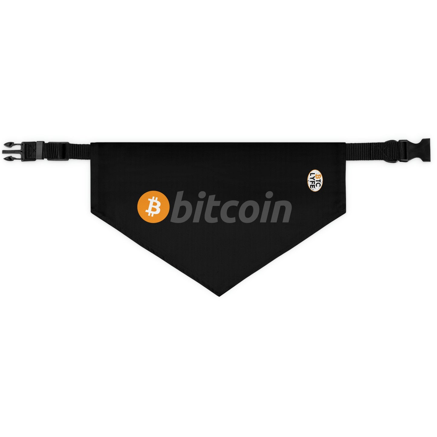 Bitcoin Pet Bandana Collar, BTC1